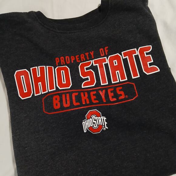 OHIO STATE VARSITY AUTHENTIC APPAREL Medium Buckeyes Crew Neck Sweatshirt - Picture 1 of 10